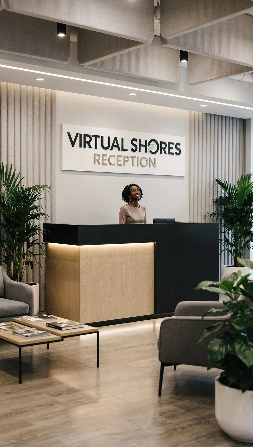 Biuro skoncentrowane na produktywności z ergonomicznie zaprojektowanymi miejscami pracy.